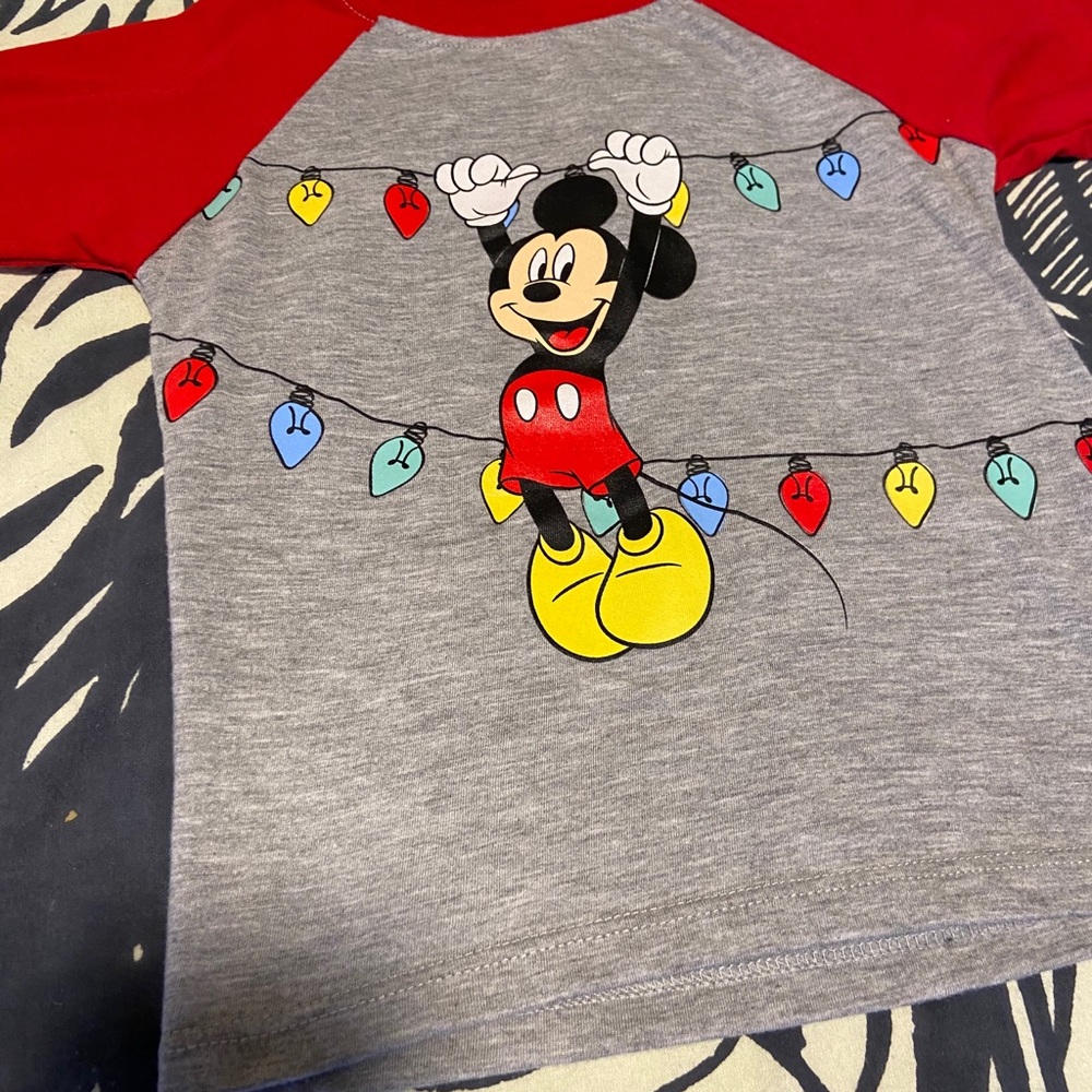 Disney Mickey Christmas Tee 4t